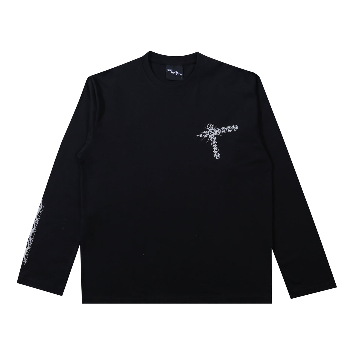 The Jansen - Spiral - T-Shirt - Longsleeve - Black