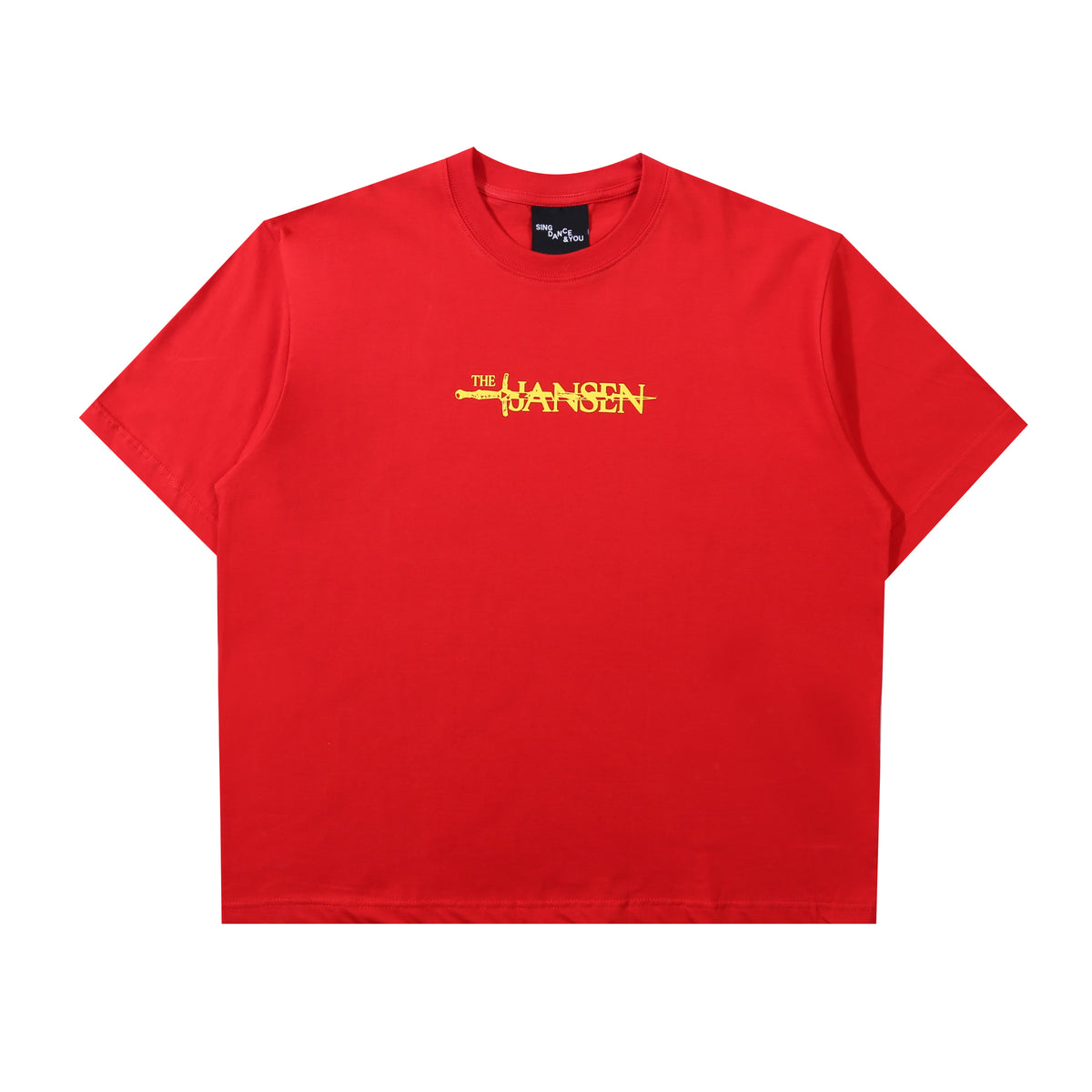 The Jansen - Swords - T-Shirt - Boxy Tee - Red