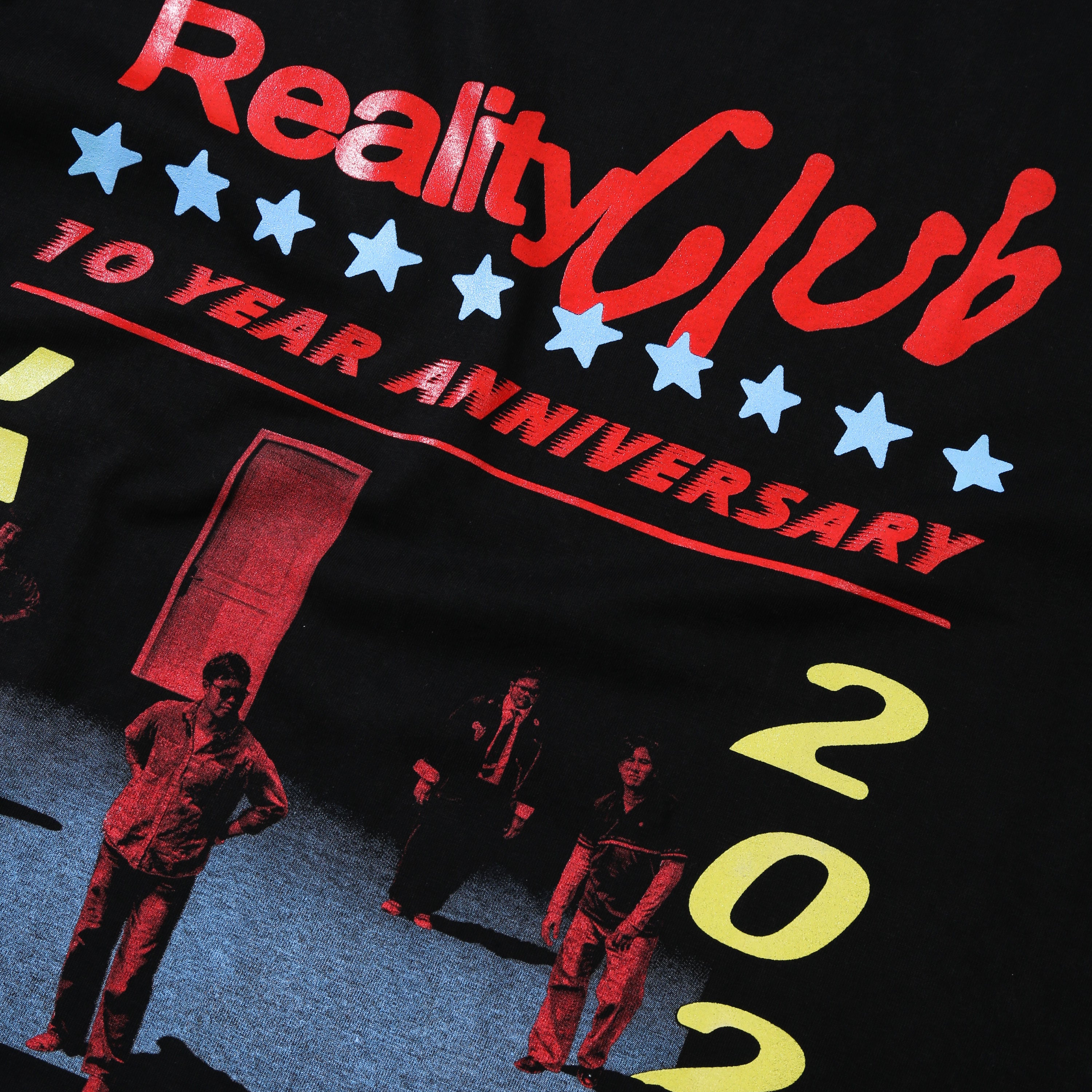 Reality Club - 10 Year Anniversary Washed - T-shirt - Black-4