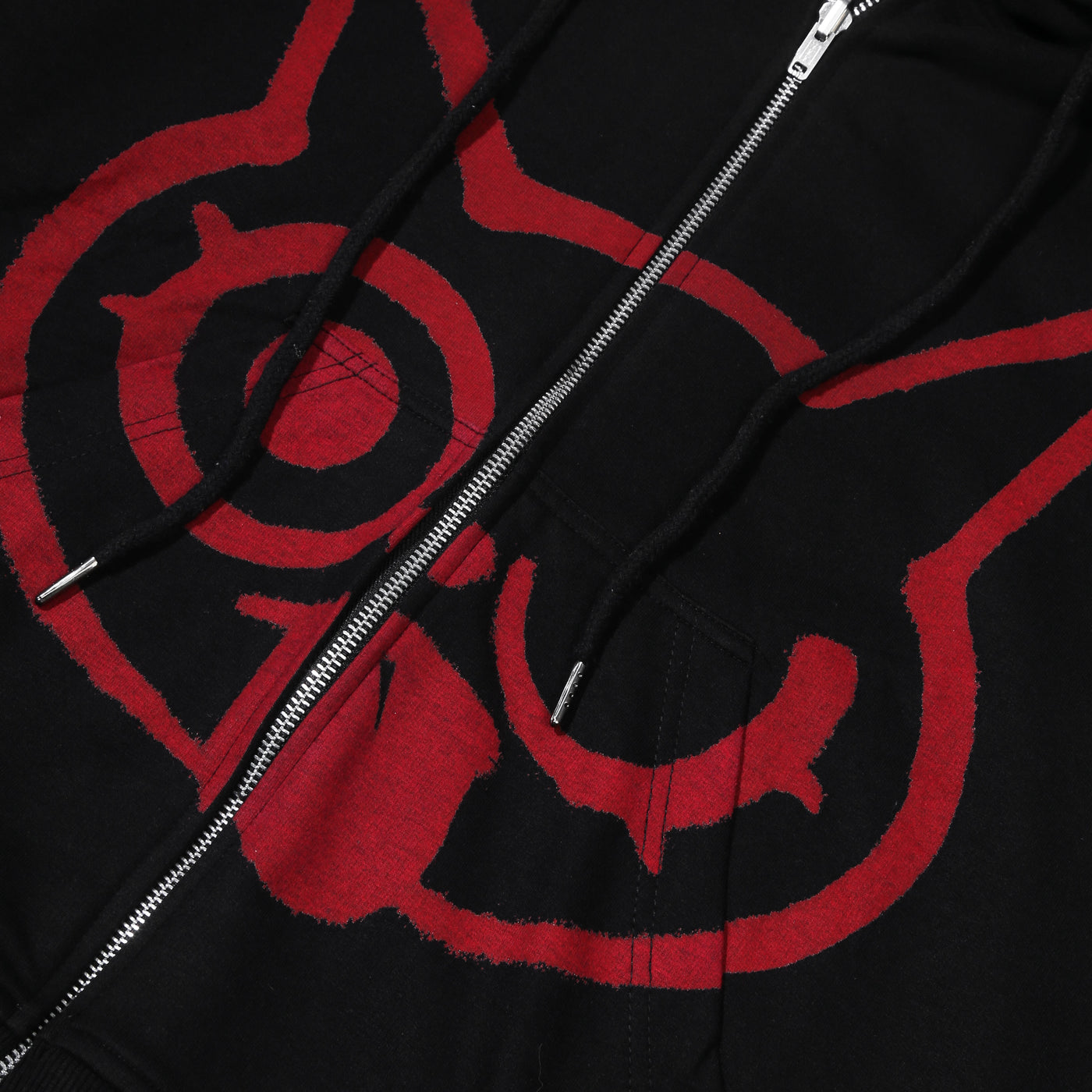 Hindia - Logocat - Hoodie - Black — size chart