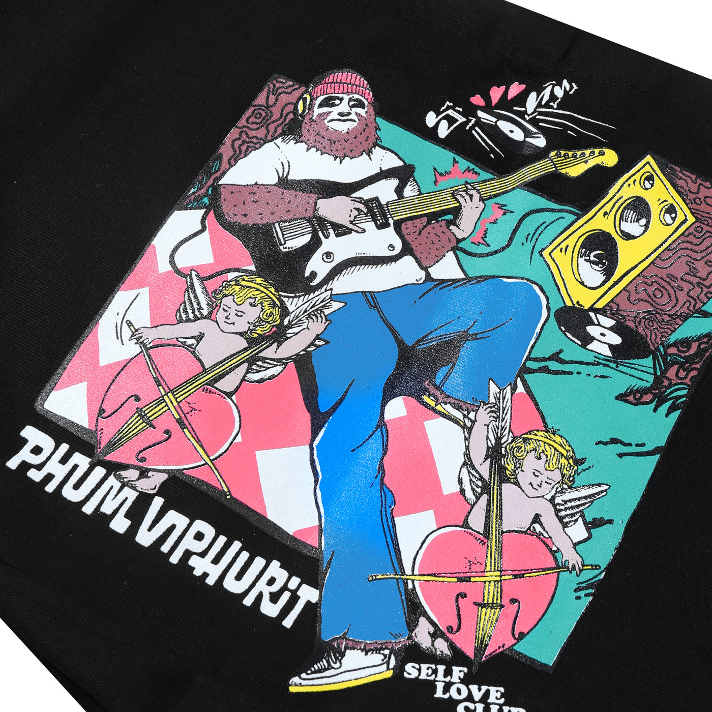 Phum Viphurit - Valentine - Totebag - Black — size chart