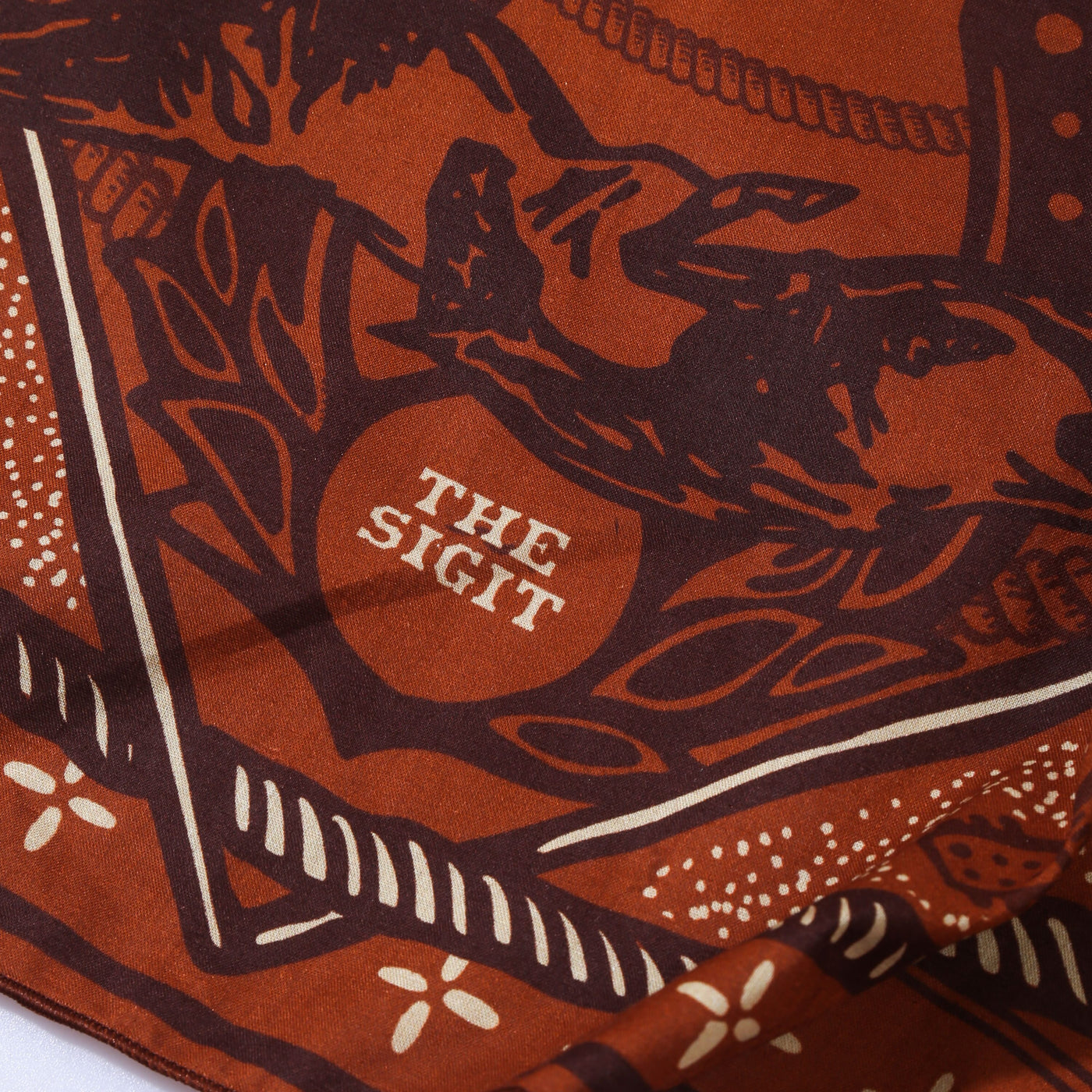 The Sigit - Horse - Scarf - Terracotta — size chart
