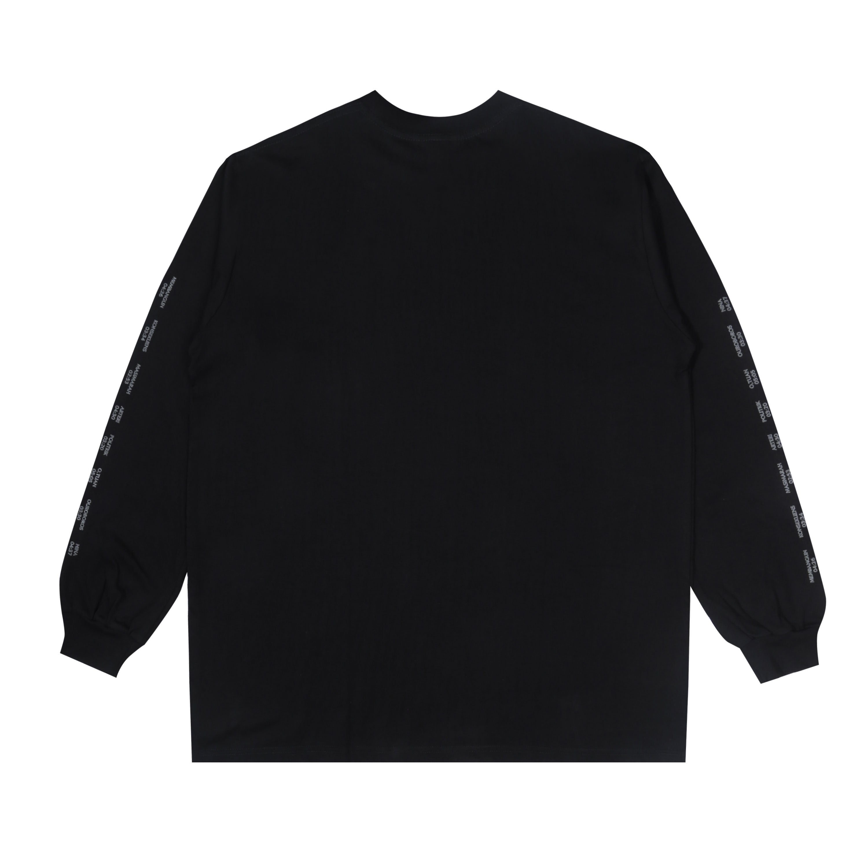 .Feast - Tracklist Longsleeve - T-shirt - Black