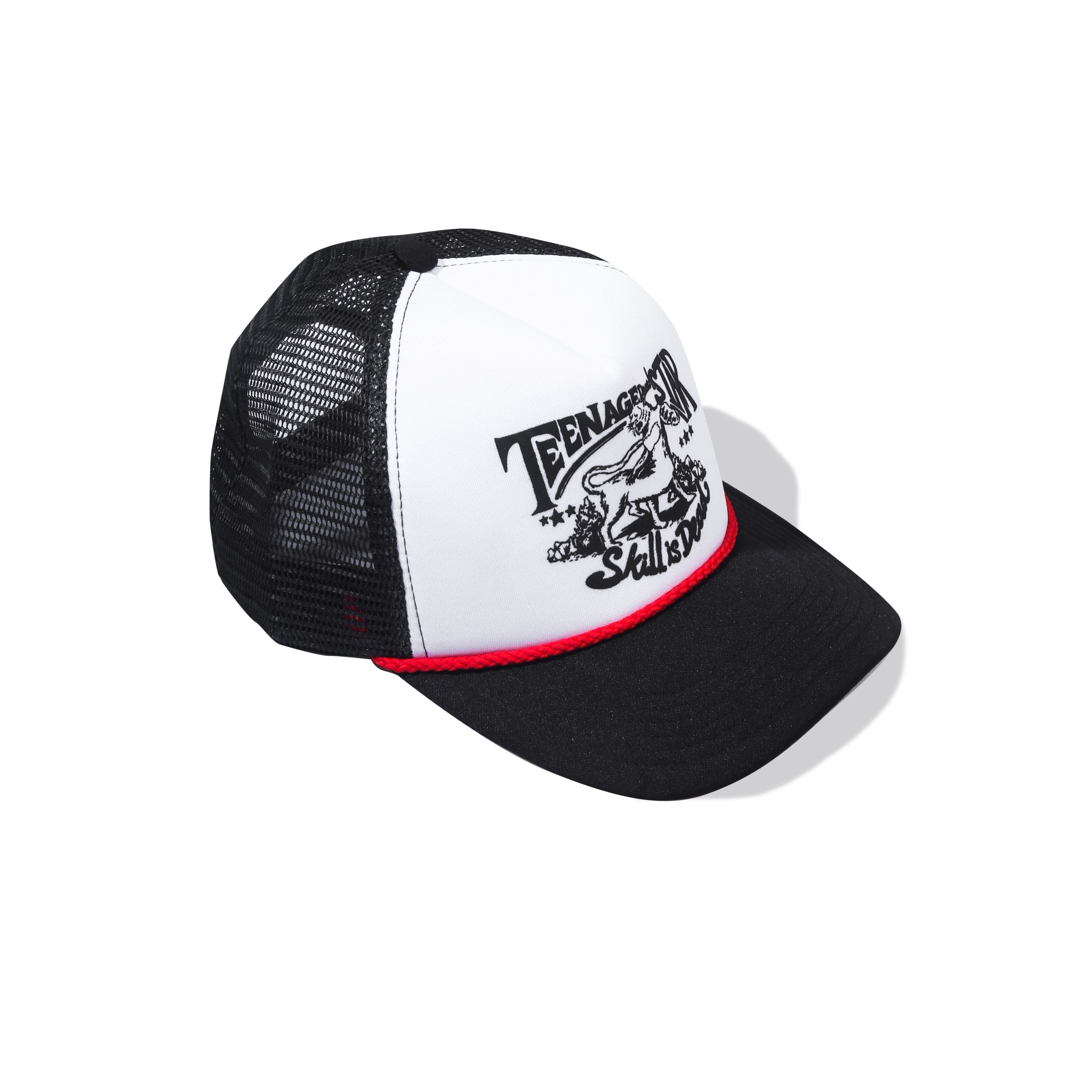 Teenage Death Star - Skill is Dead - Trucker Hat - White