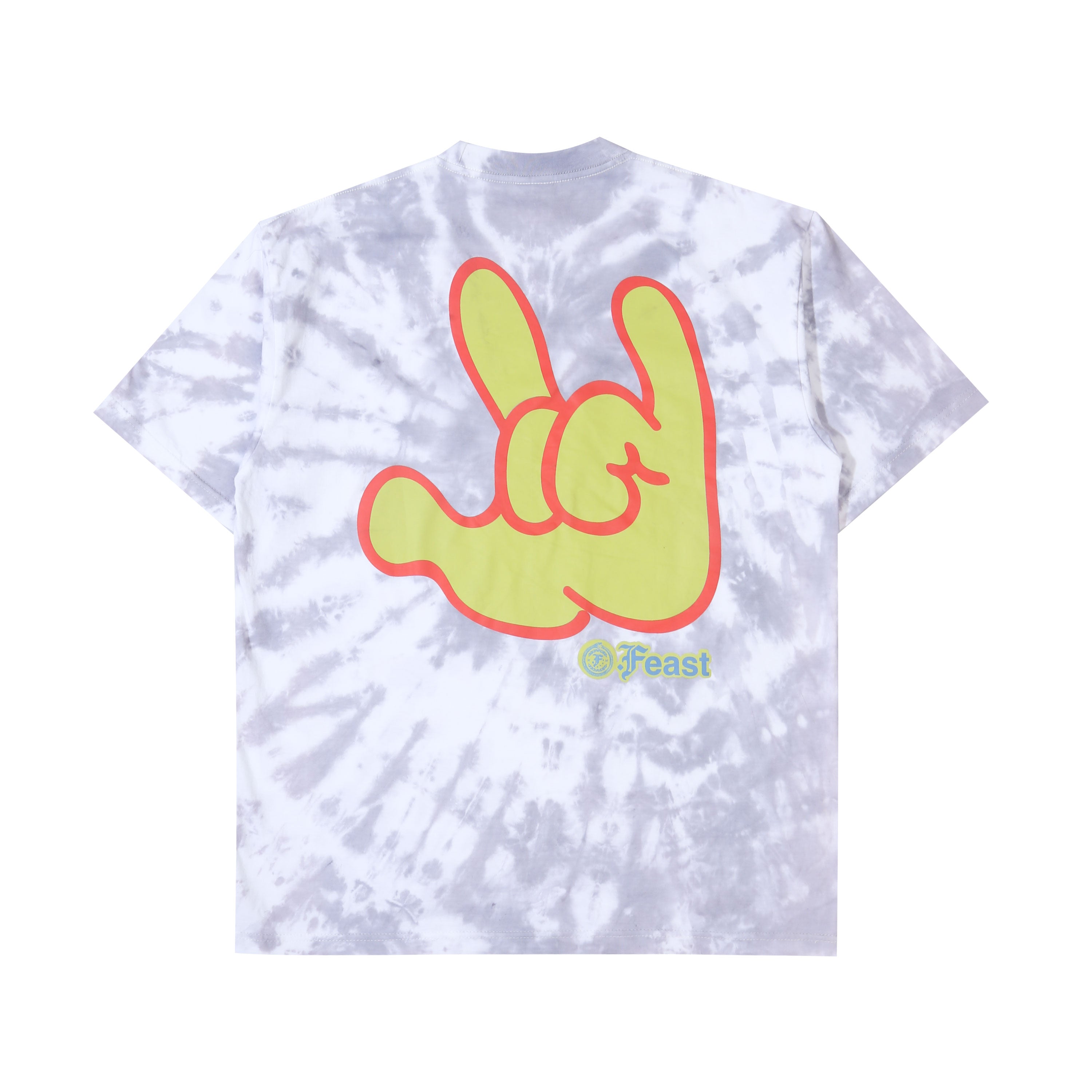.Feast - Gajah Semut Manusia  Tie Dye - T-shirt - White