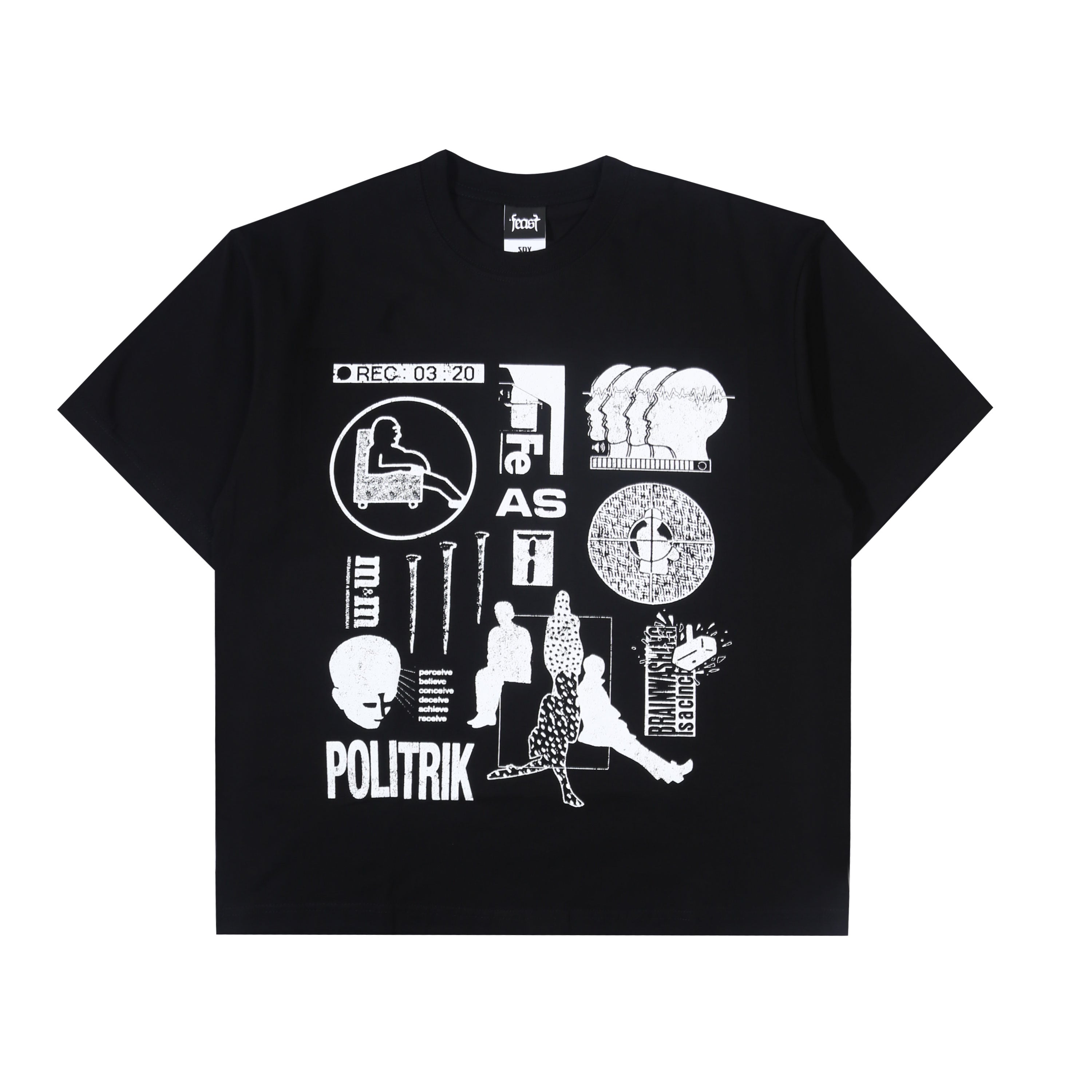 .Feast - Politrik - T-shirt - Black