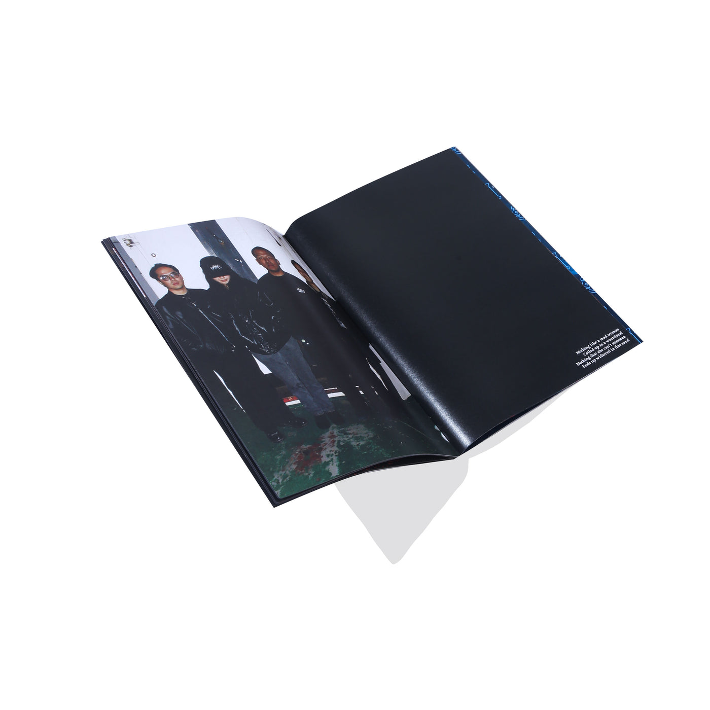 Denisa - Remnants of Bernadette - Art Zine - Black — size chart