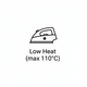Iron Low heat (max 110°)