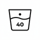 Machine Wash Warm (40° max)