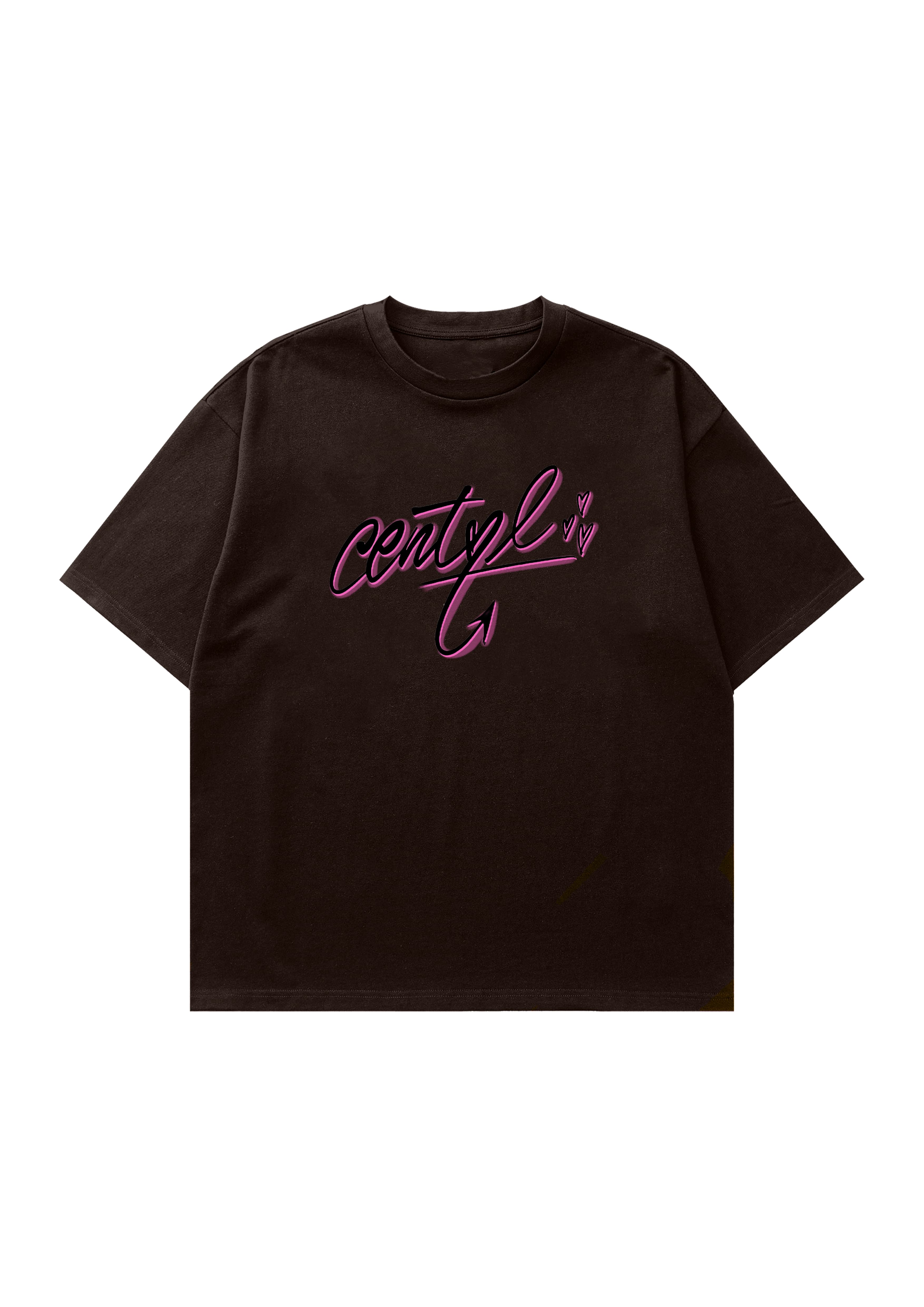 Naykilla - Centyl - Boxy T-shirt - Brown