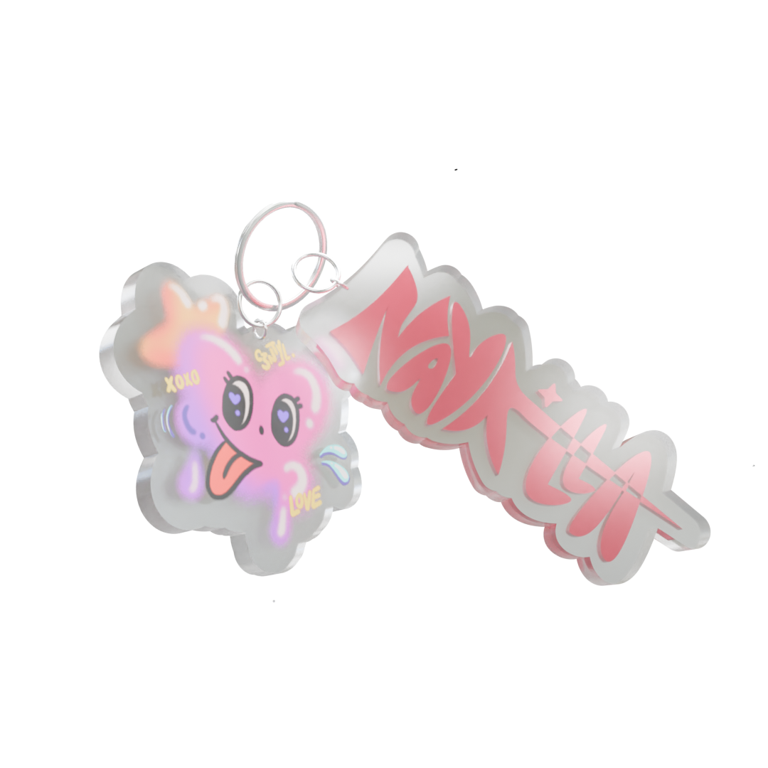 Naykilla - Centyl - Keychain - Pink — size chart