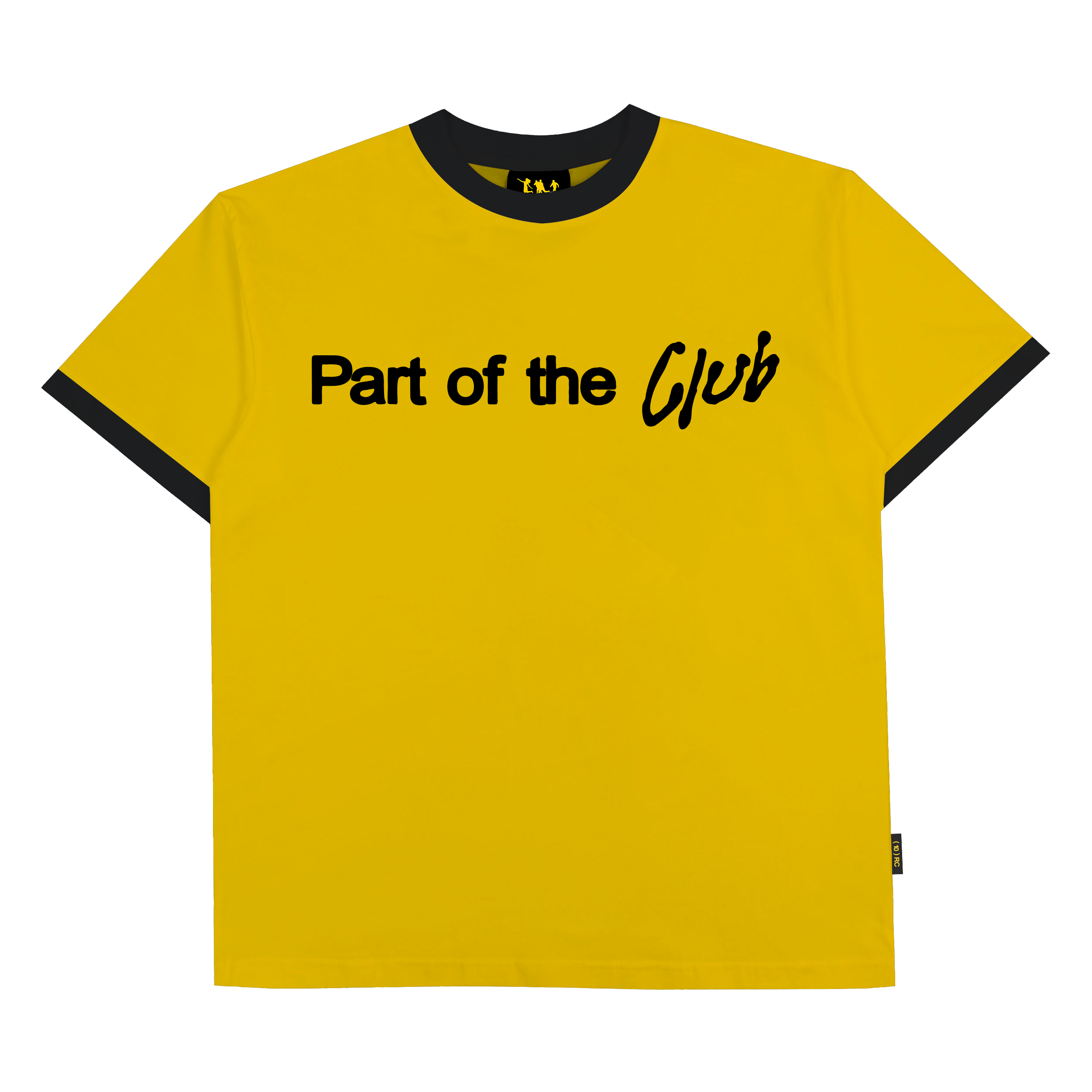 Reality Club - The Club - Ringer T-shirt - Yellow