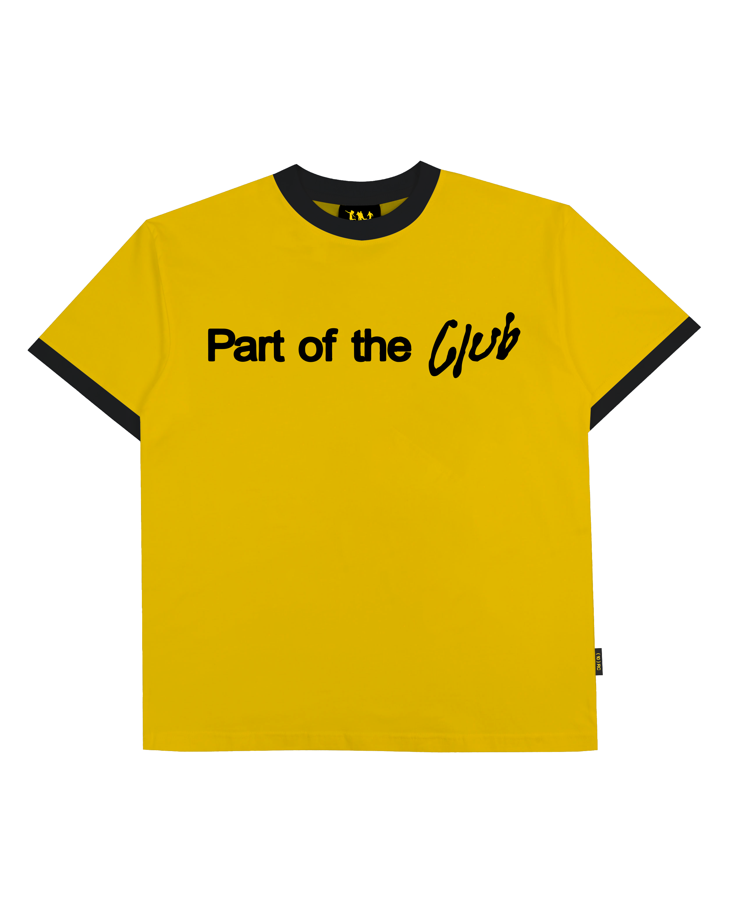 Reality Club - The Club - Ringer T-shirt - Yellow