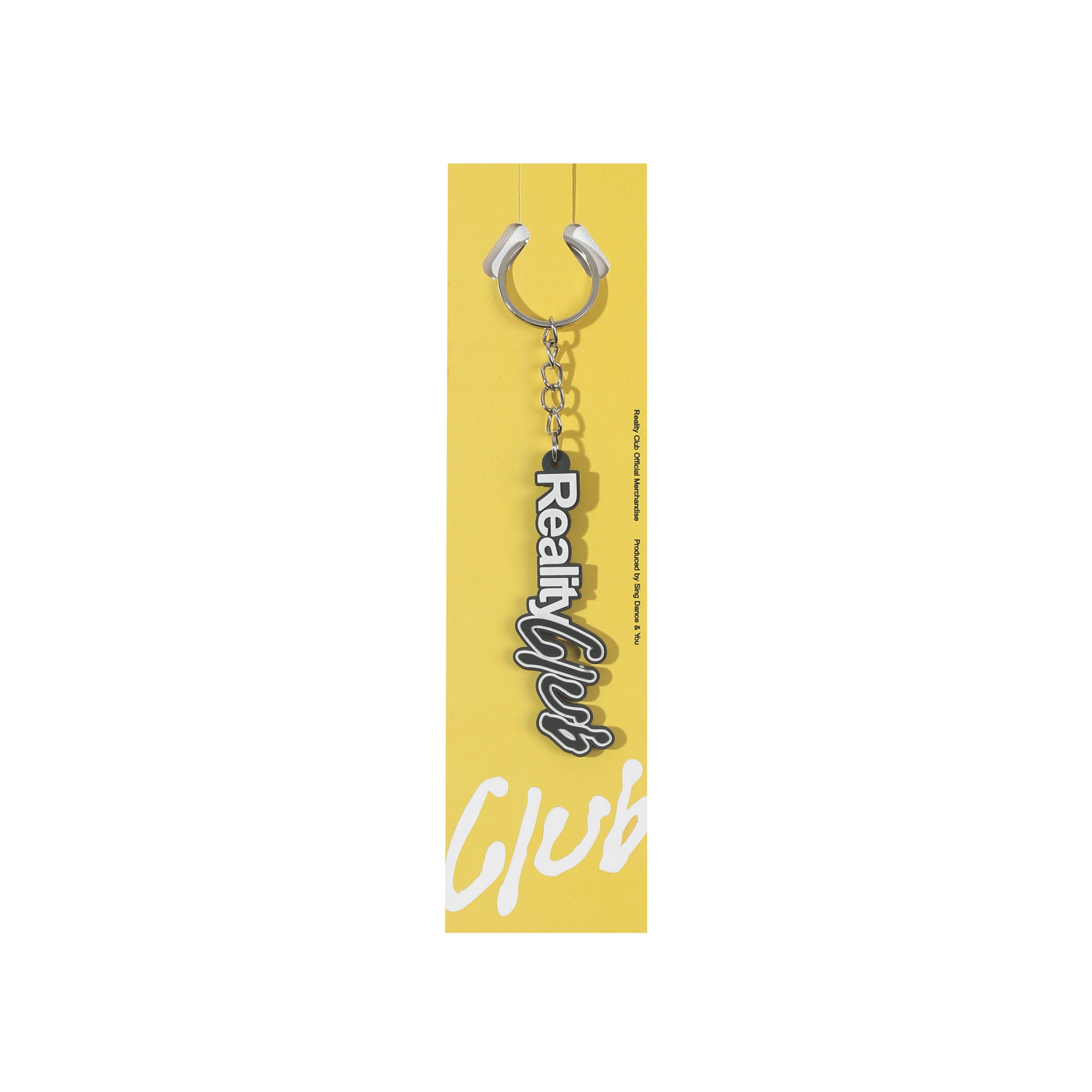 Reality Club - Logotype 1 - Keychain - Monochrome