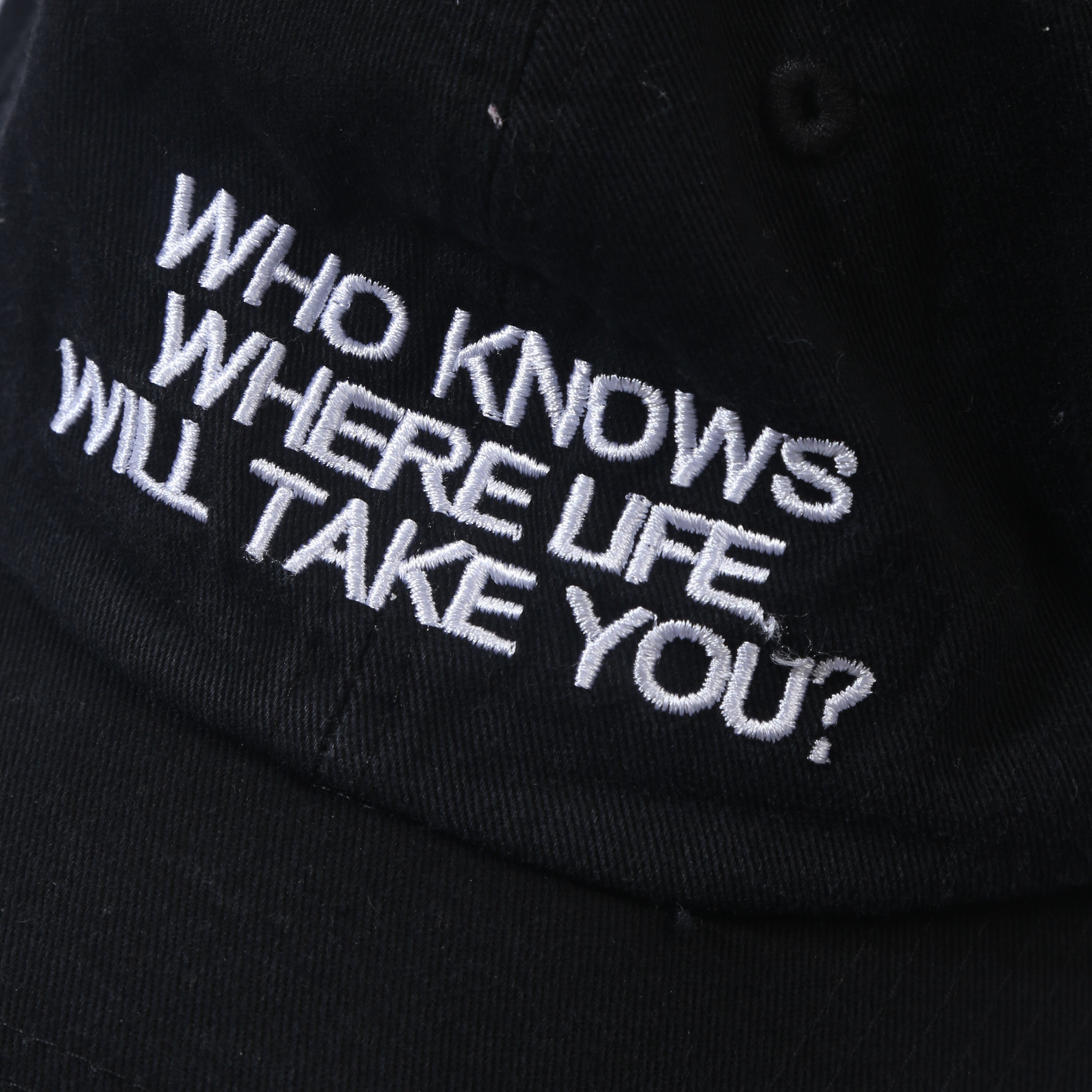 Reality Club - Who Knows Where Life Will Take You - Cap - Black