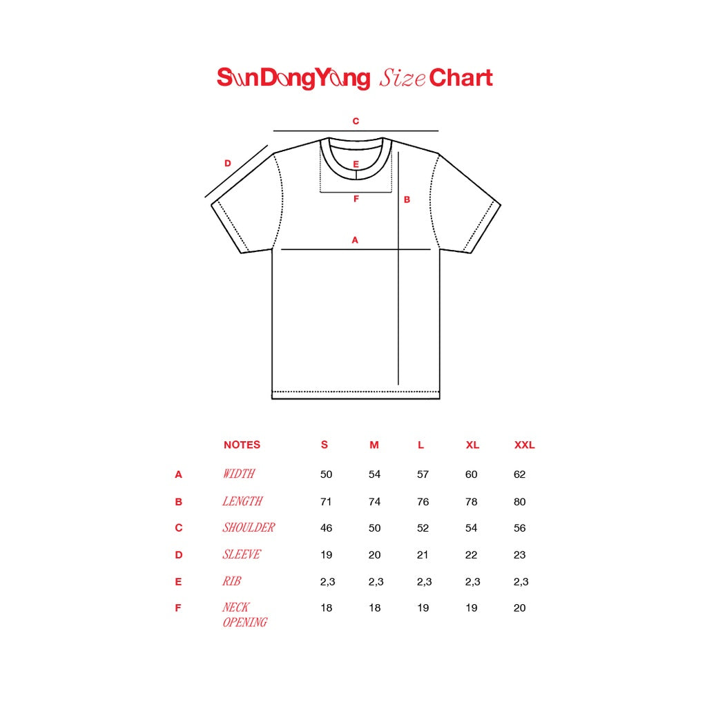 Nartok - Restricted — size chart