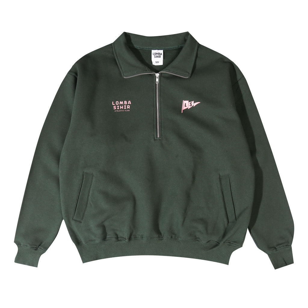 Lomba Sihir - Athletic Club - Sweatshirt - Green — size chart