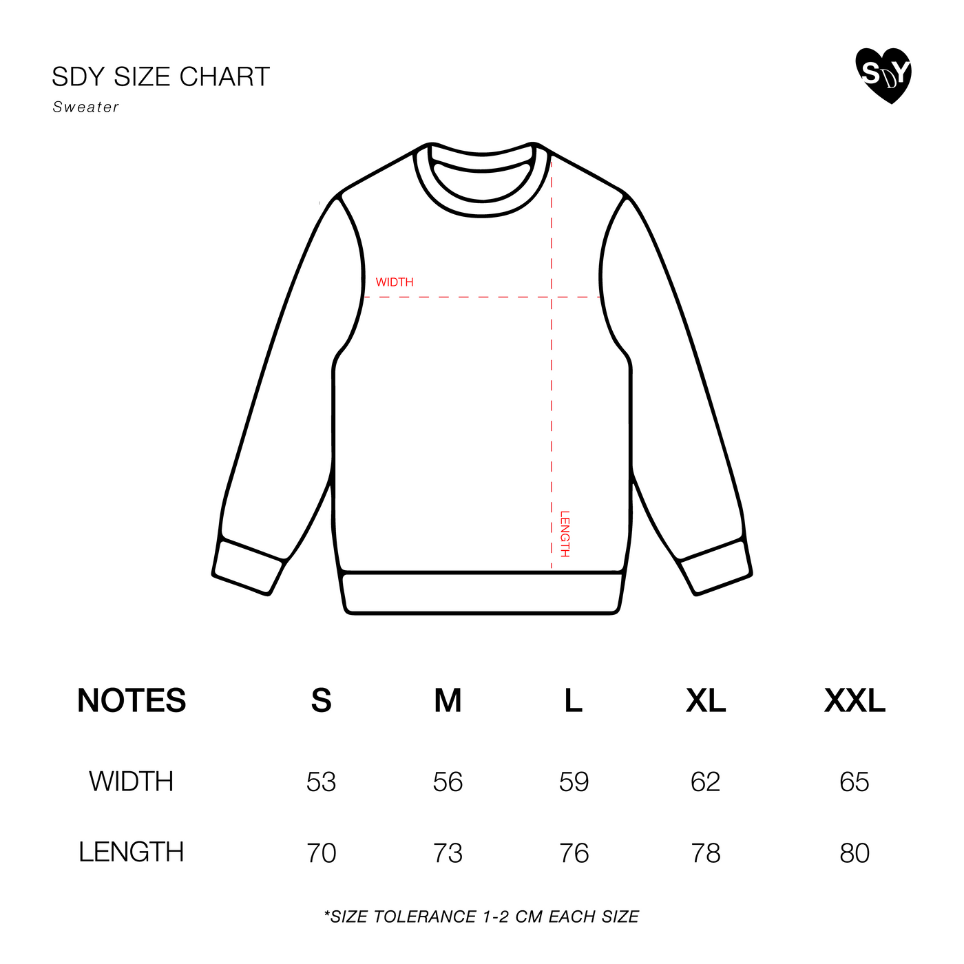 Hindia - Beat Down Club - Sweatshirt - Dark Grey — size chart