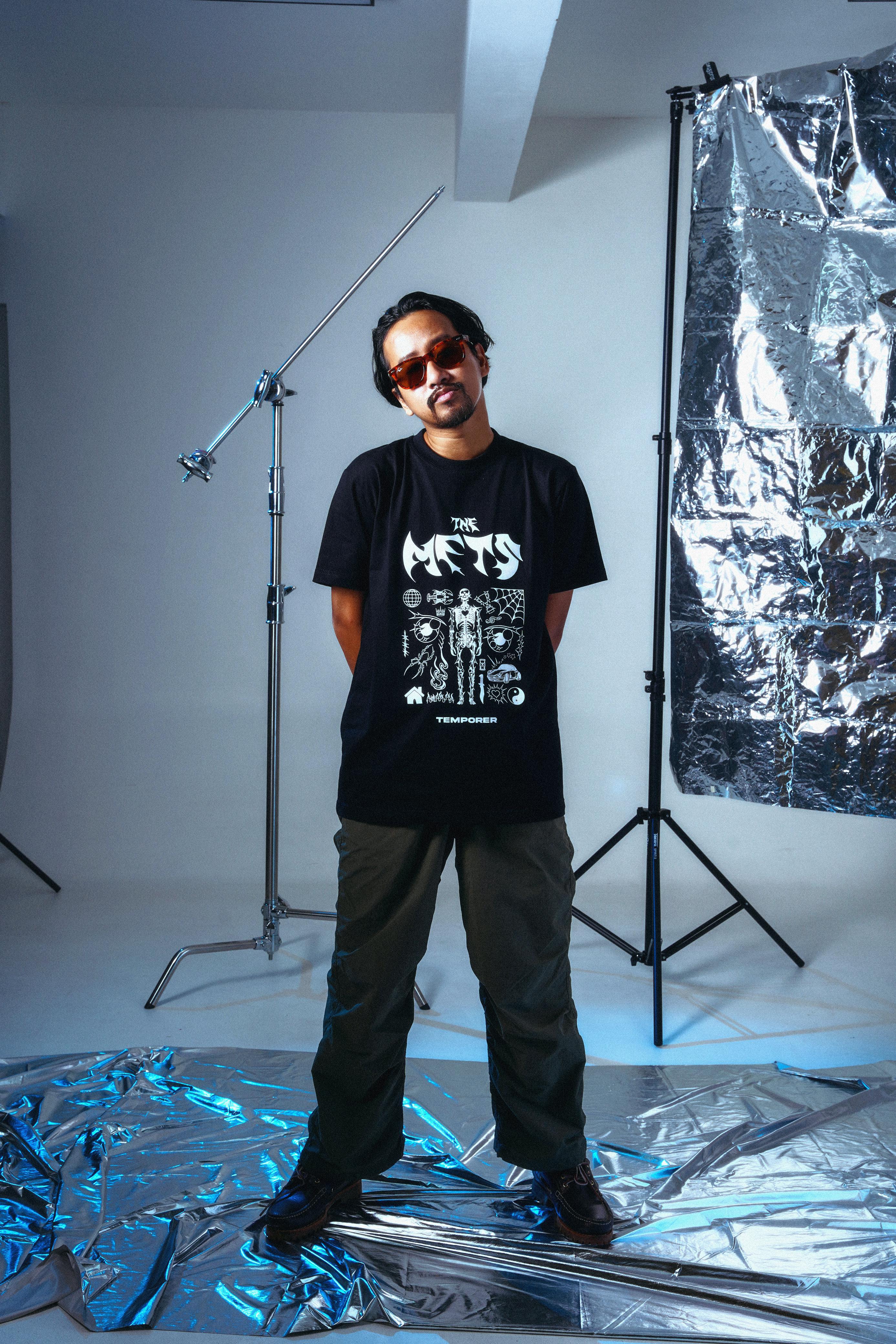 The Mets - Temporer - T-shirt - Black