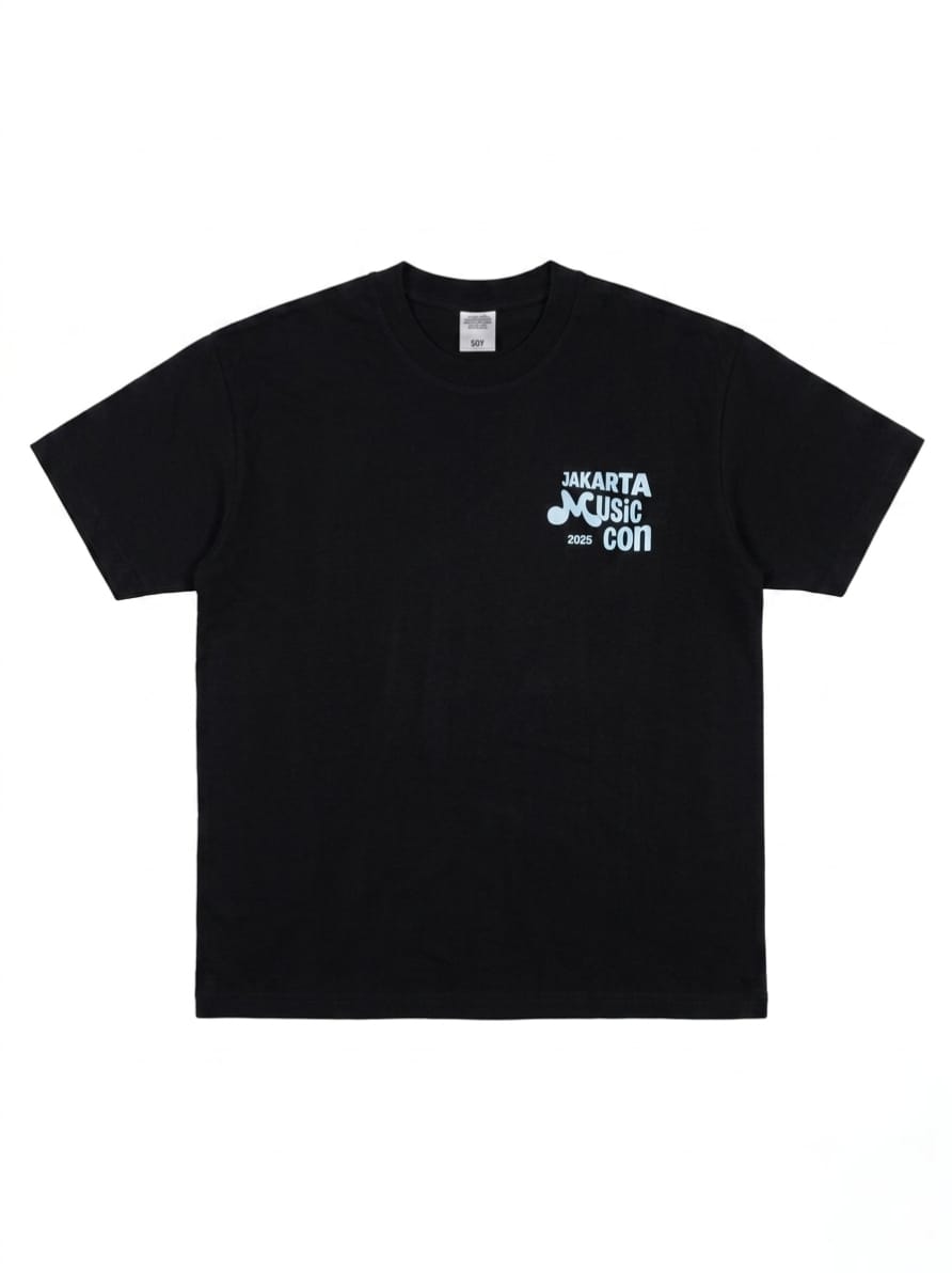 Jakarta Music Con - General Admission 2025 - T-shirt - Black-1
