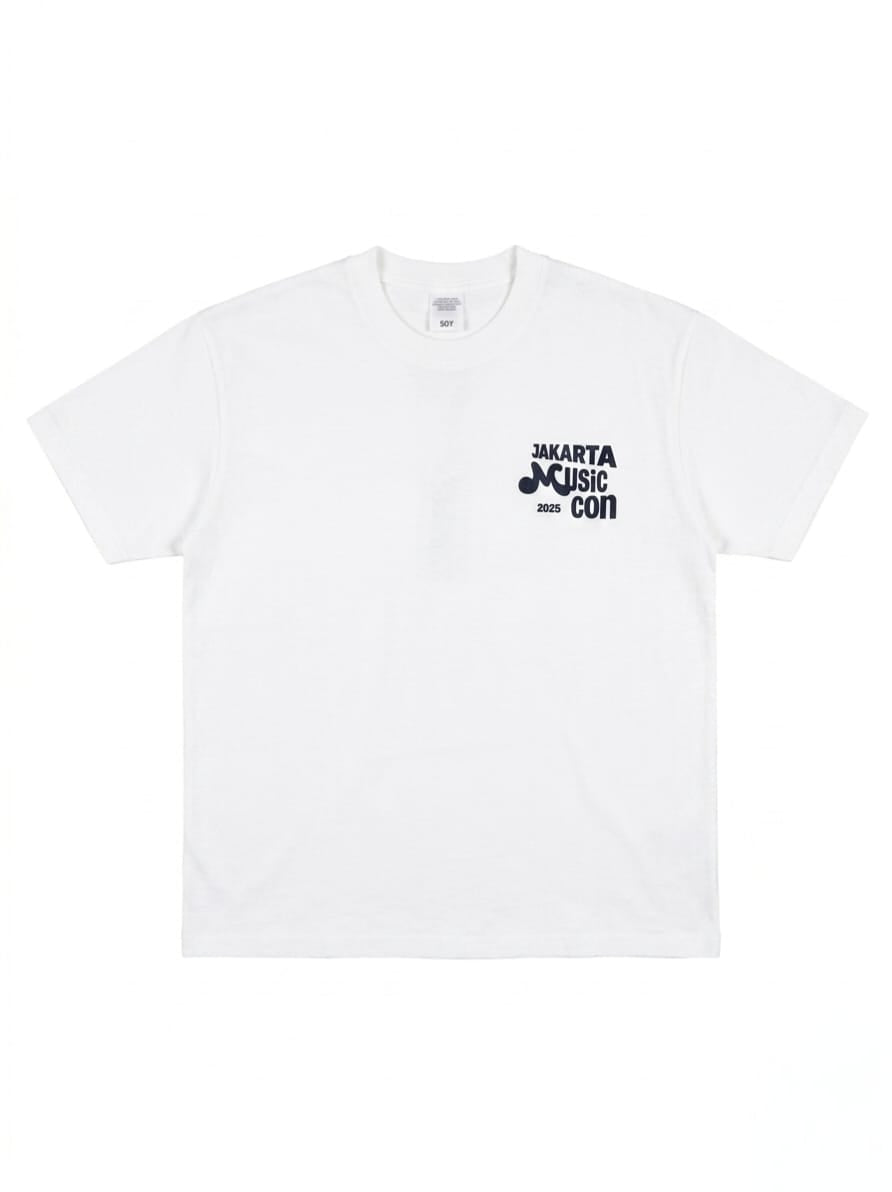 Jakarta Music Con - General Admission 2025 - T-shirt - White-1